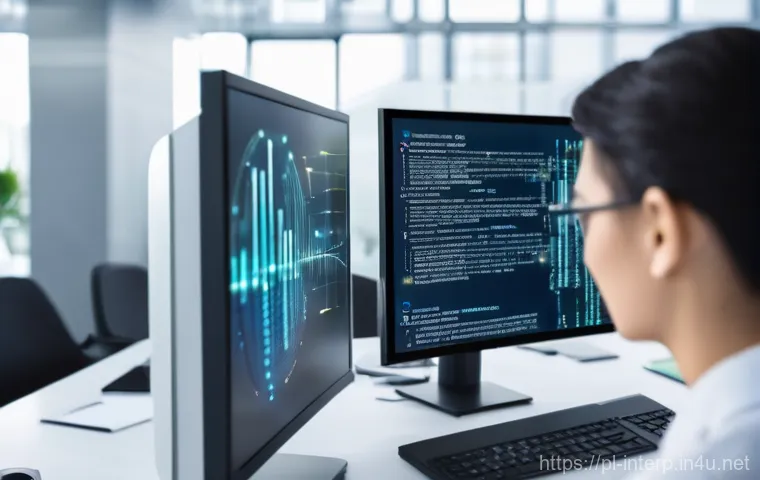 국제통역사 업무 관련 기술 - **Prompt 1: Remote Simultaneous Interpreter in a Tech-Enabled Home Office**
    A professional woman...