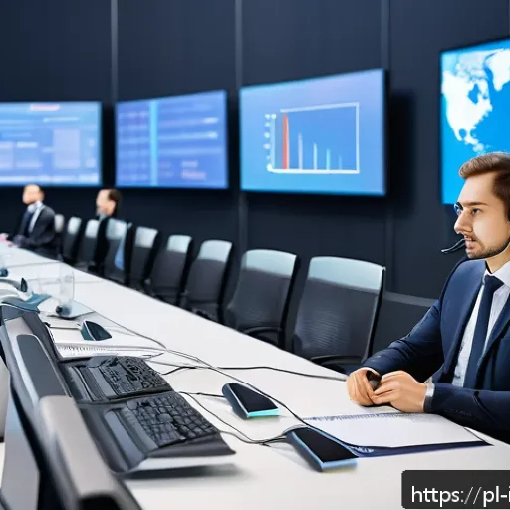 국제통역사 자격 취득의 어려움 - A professional conference interpreter working in a modern international conference hall, wearing sma...